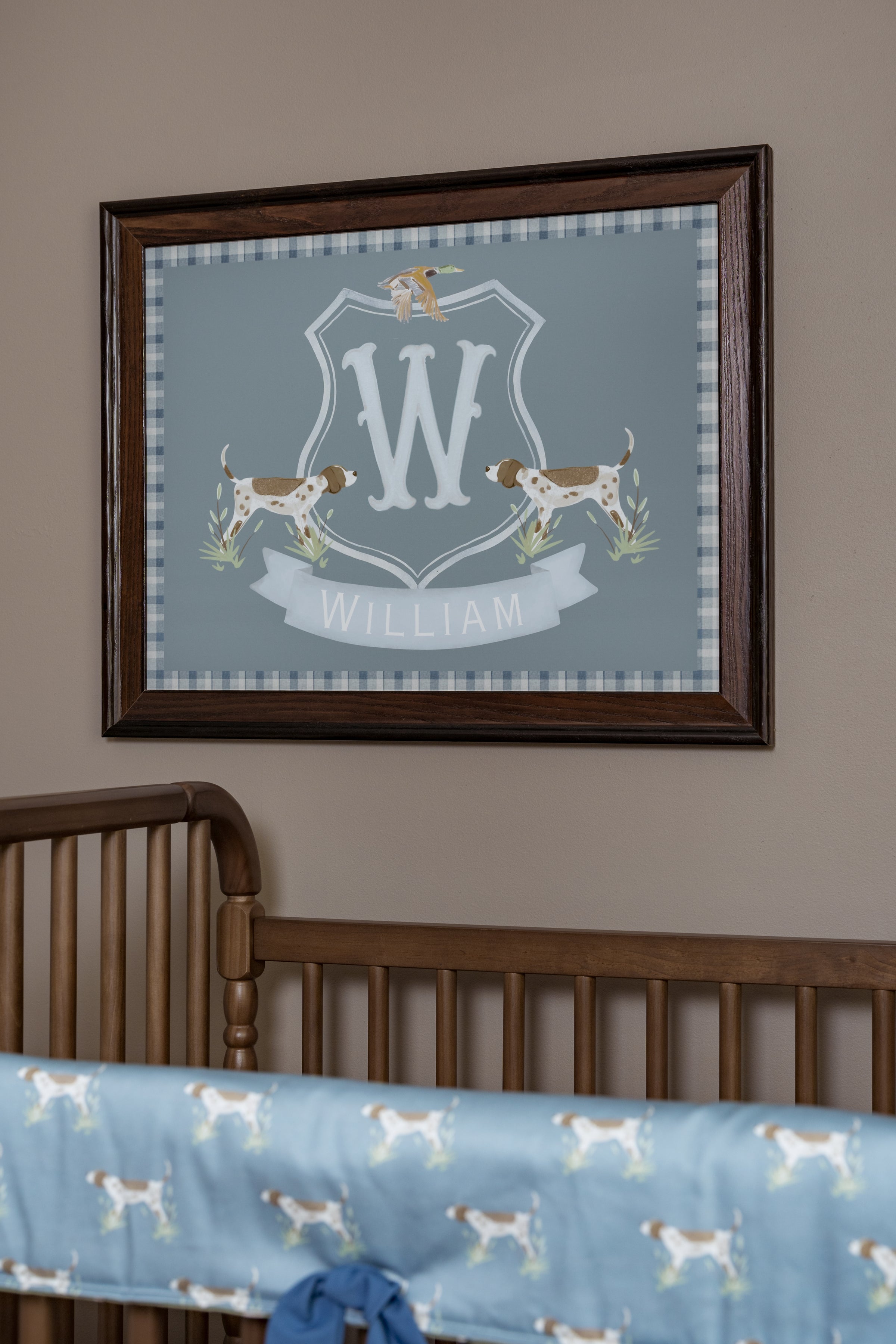 Personalized Nursery Art | Companion Crest