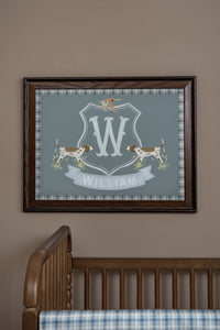 Personalized Nursery Art | Companion Crest