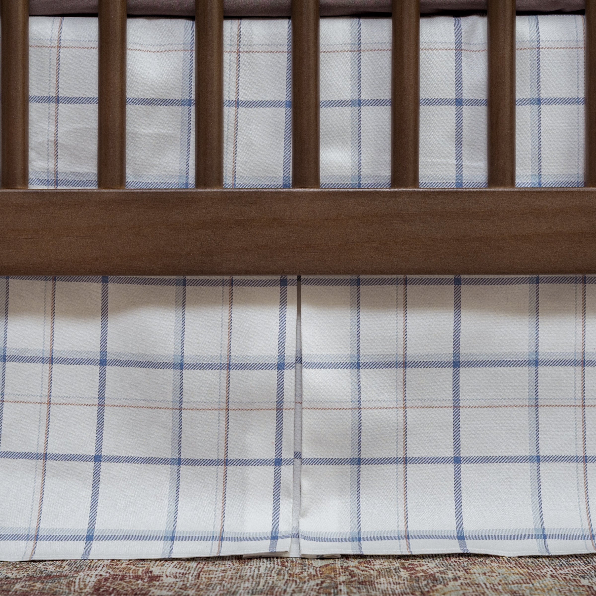 Crib Skirt | Stillwater Check