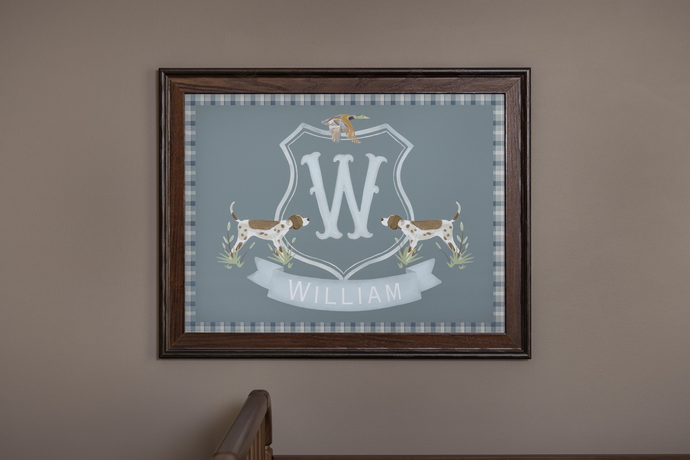 Personalized Nursery Art | Companion Crest