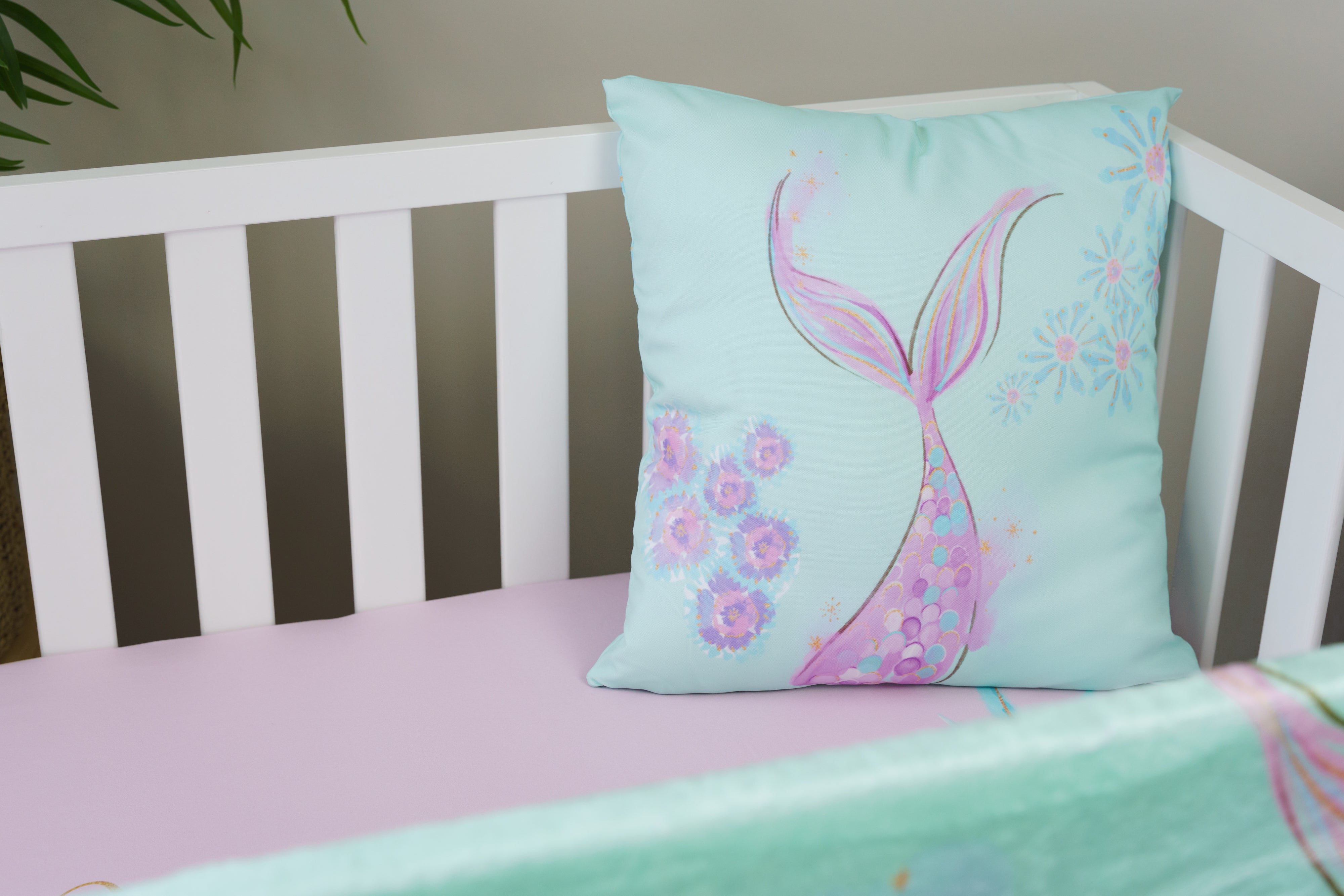 Mermaid Seashells Kids Bedding Set (Comforter or Duvet Cover)