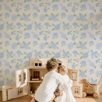 Peel & Stick Wallpaper | Heirloom Hydrangeas