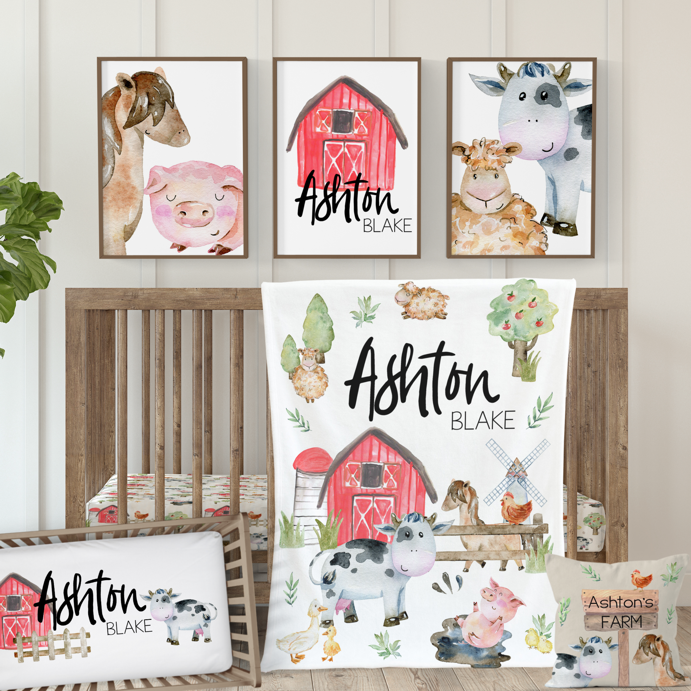 On the Farm Nursery Starter Set - gender_boy, gender_neutral, On the Farm