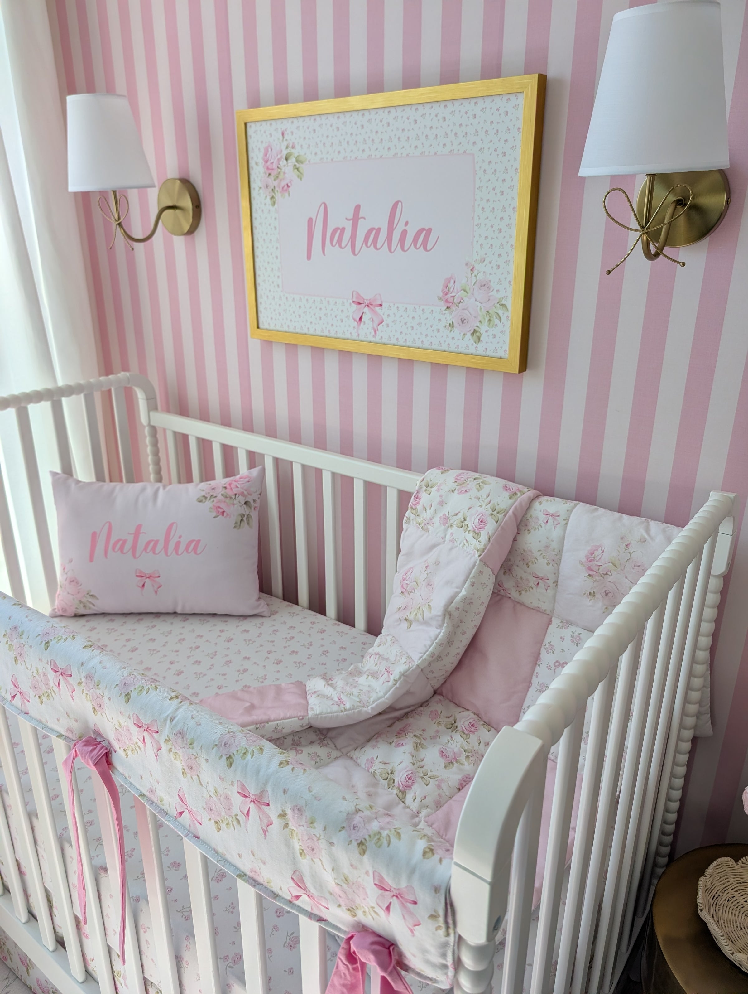 Organic Cotton Baby Quilt | Garden Party