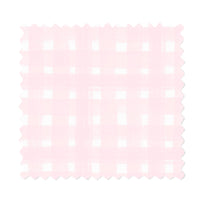 Curtain Panel | Baby Pink Watercolor Gingham