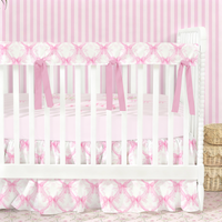 Crib Rail Cover | Pink Promise + Pretty Bows