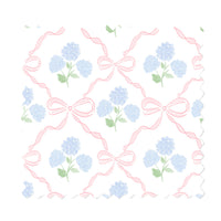 Crib Bedding Set | Hydrangea Bow