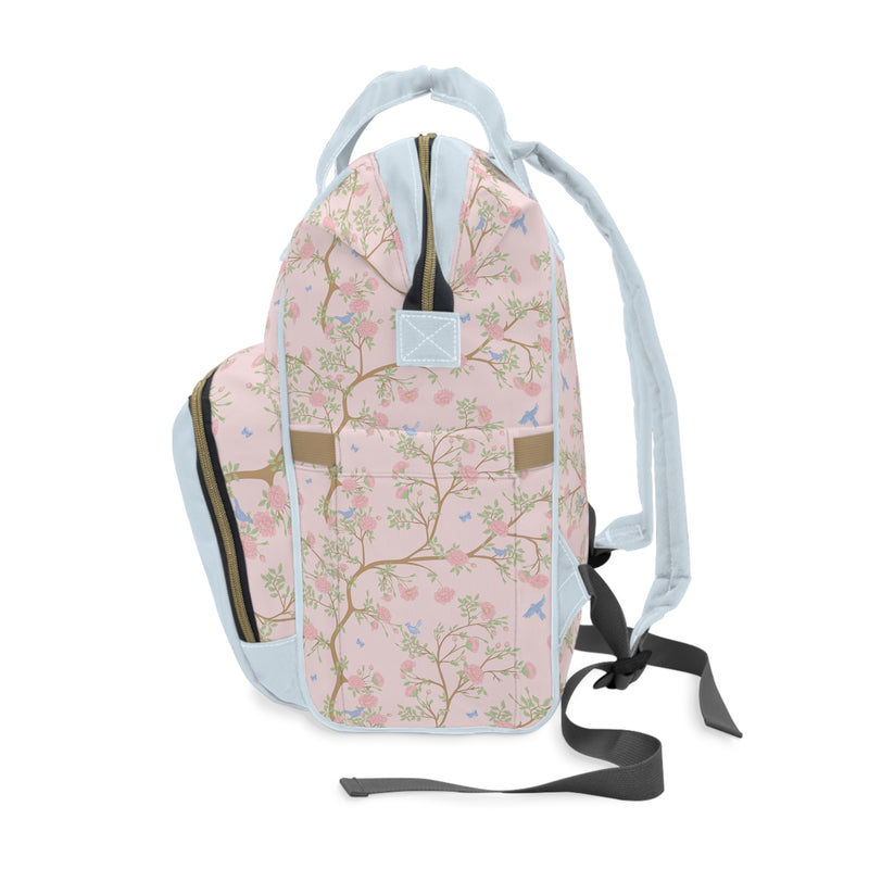 Backpack Diaper Bag | Preppy Heirloom Chinoiserie