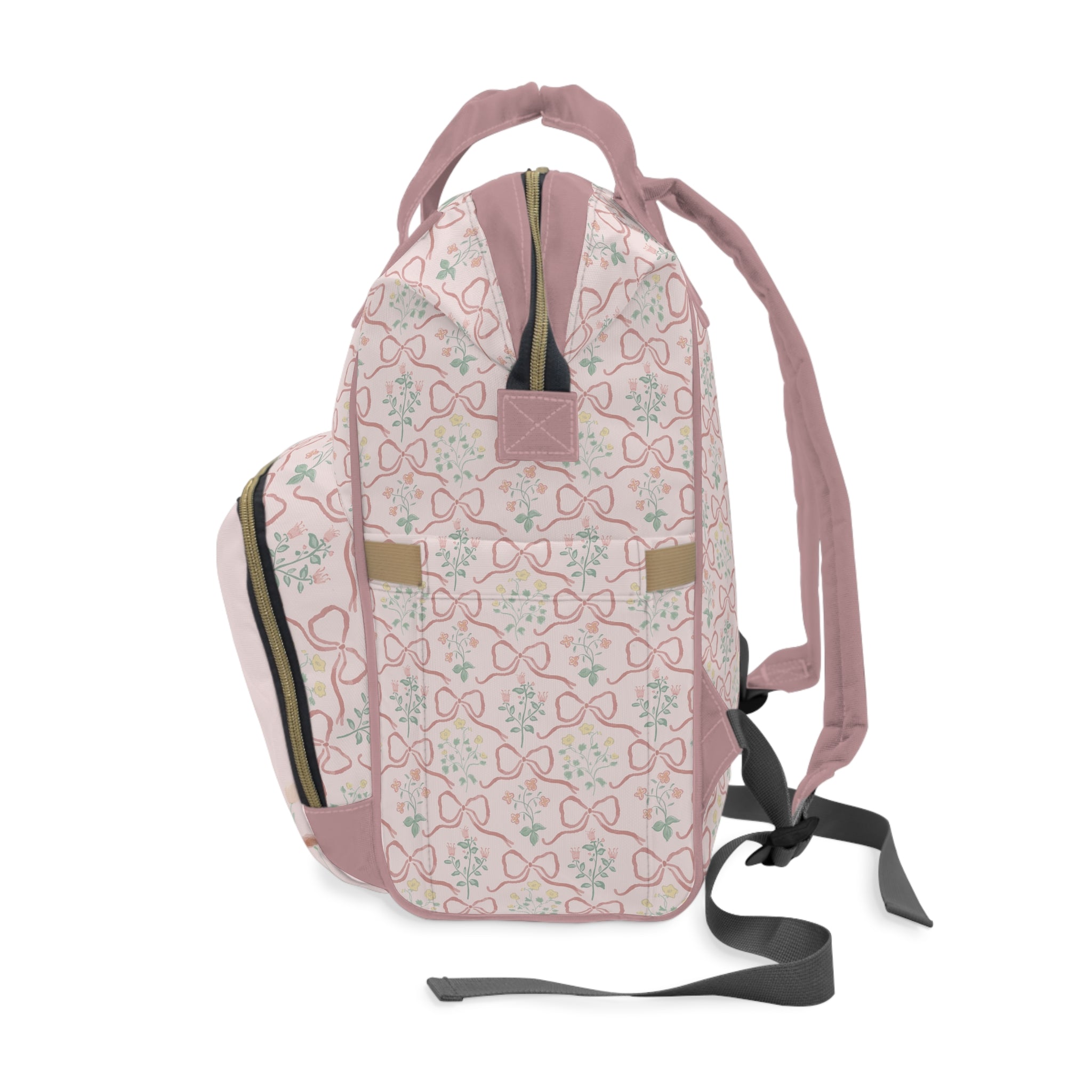 Backpack Diaper Bag | Garden Ribbon