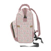 Backpack Diaper Bag | Garden Ribbon Crest