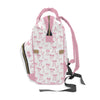 Fancy Bow Personalized Backpack Diaper Bag