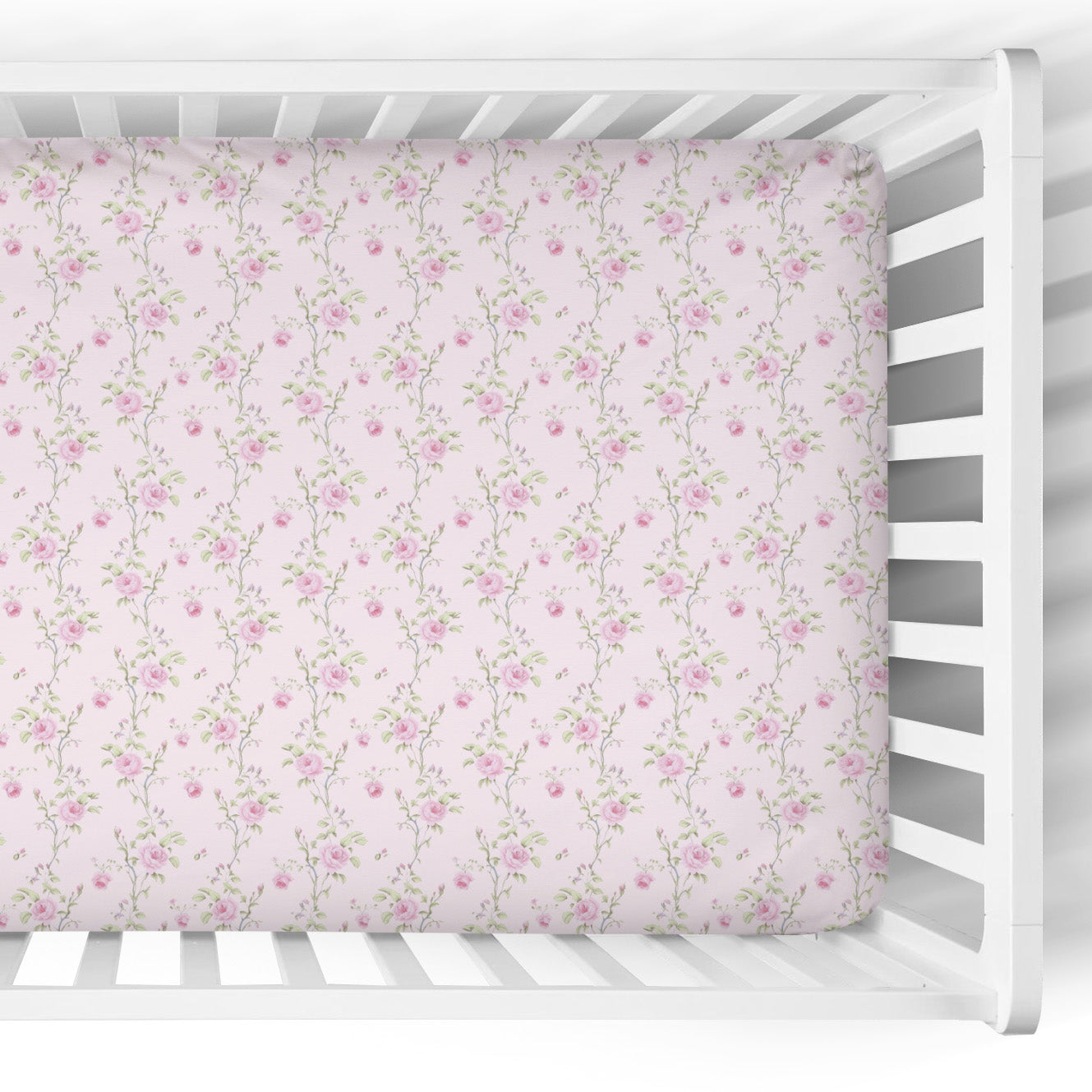 Crib Sheet | Rose Trellis