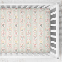 Crib Sheet | Garden Cameo