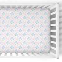 Crib Sheet | Ribbon Trellis