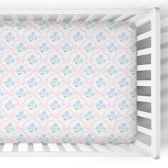 Crib Sheet | Ribbon Trellis