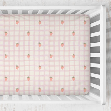 Crib Sheet | Wildberry Check