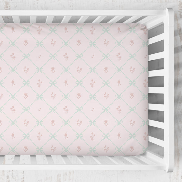Crib Sheet | Primrose Trellis