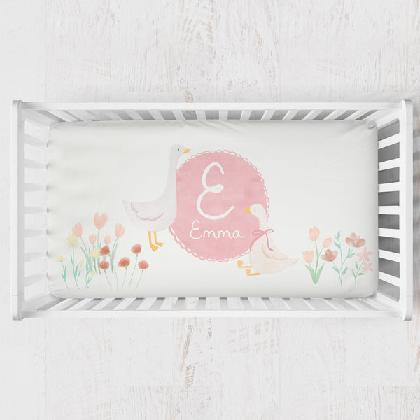 Personalized Crib Sheet | Silly Goose