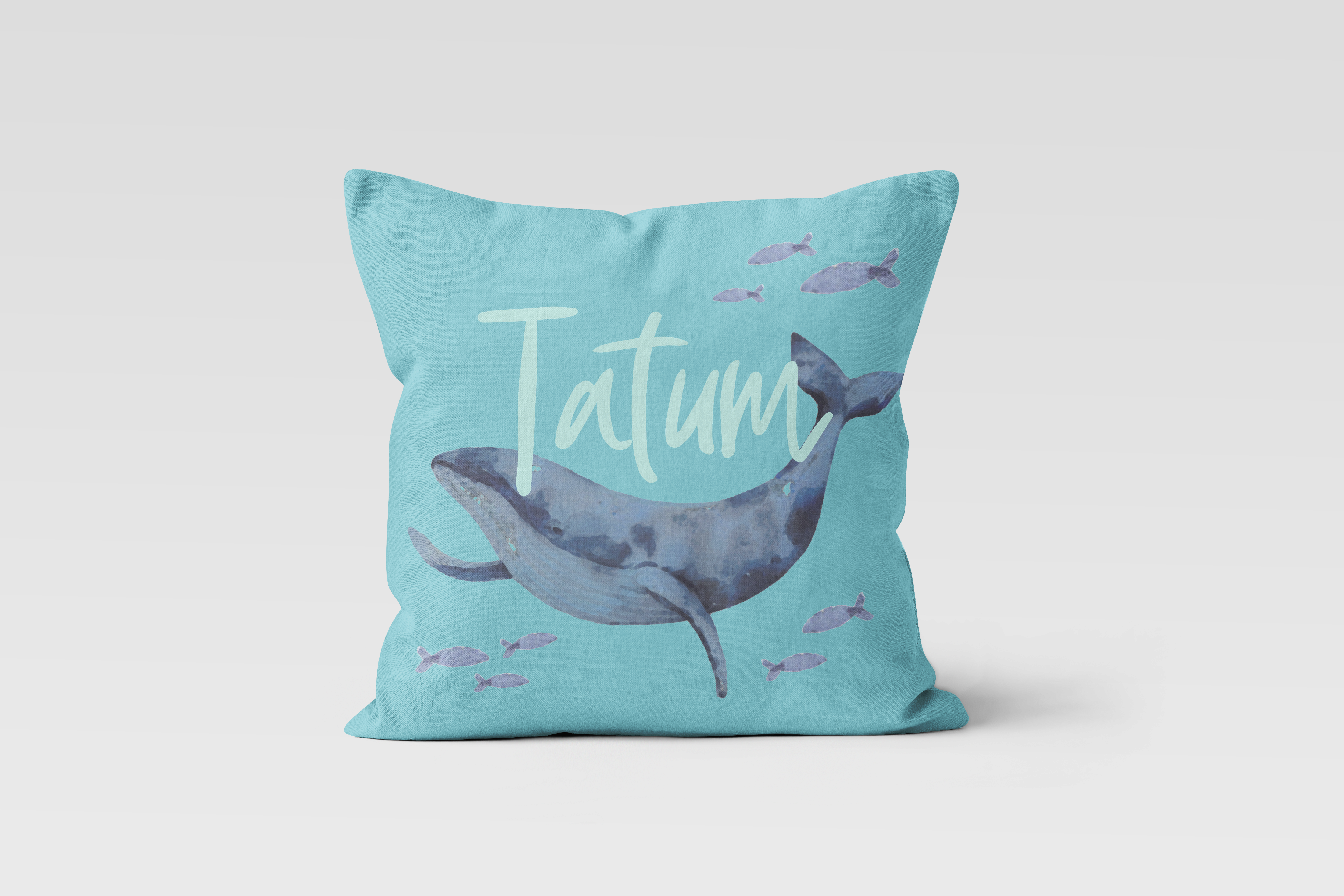 Oh Whale! Personalized Kids Bedding Set (Comforter or Duvet Cover)