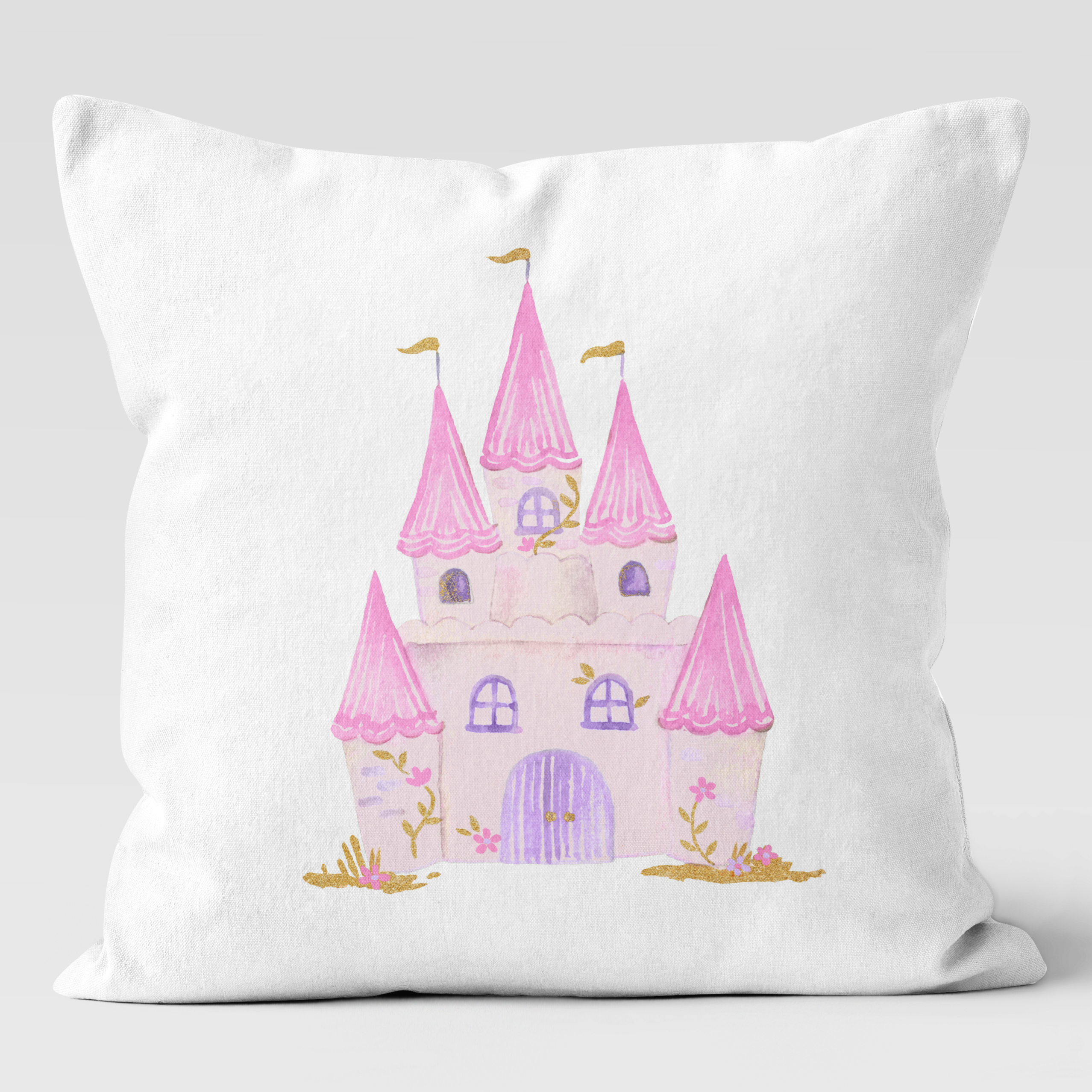 Pink Princess Kids Bedding Set (Comforter or Duvet Cover)