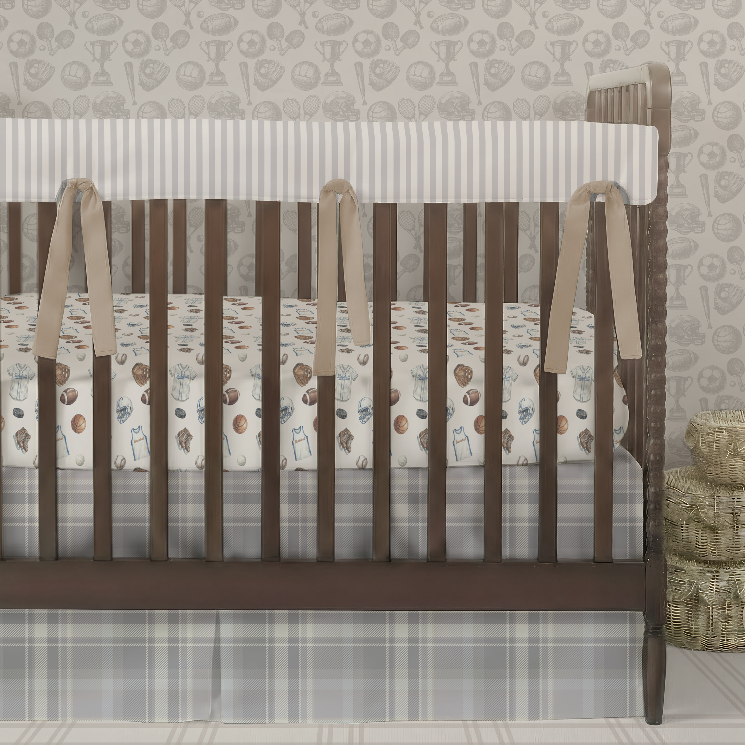 Crib Skirt | Backyard Check