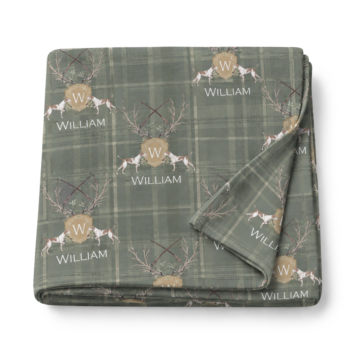 Swaddle Set | Antler Crest