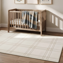 Kids Rug | Old Ballpark Check