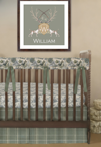 Personalized Nursery Art | Heritage Crest