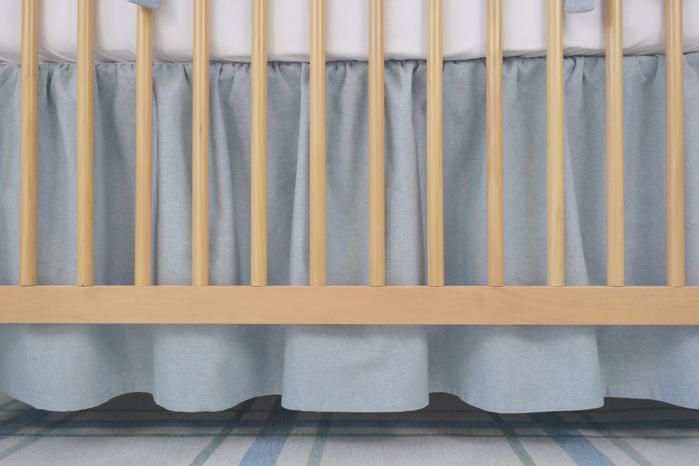 Crib Bedding Set | Soft Chambray