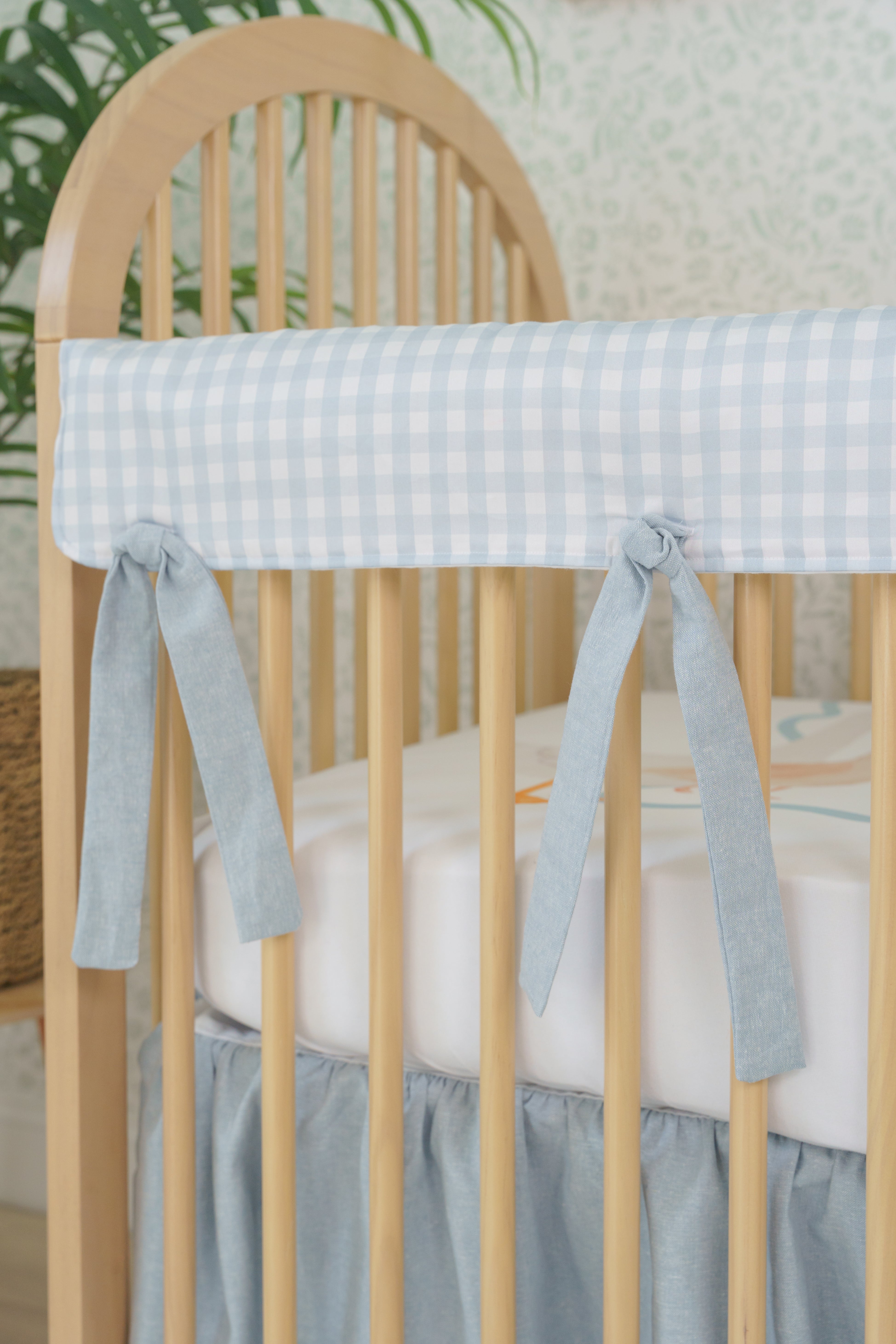Gingham in Soft Chambray