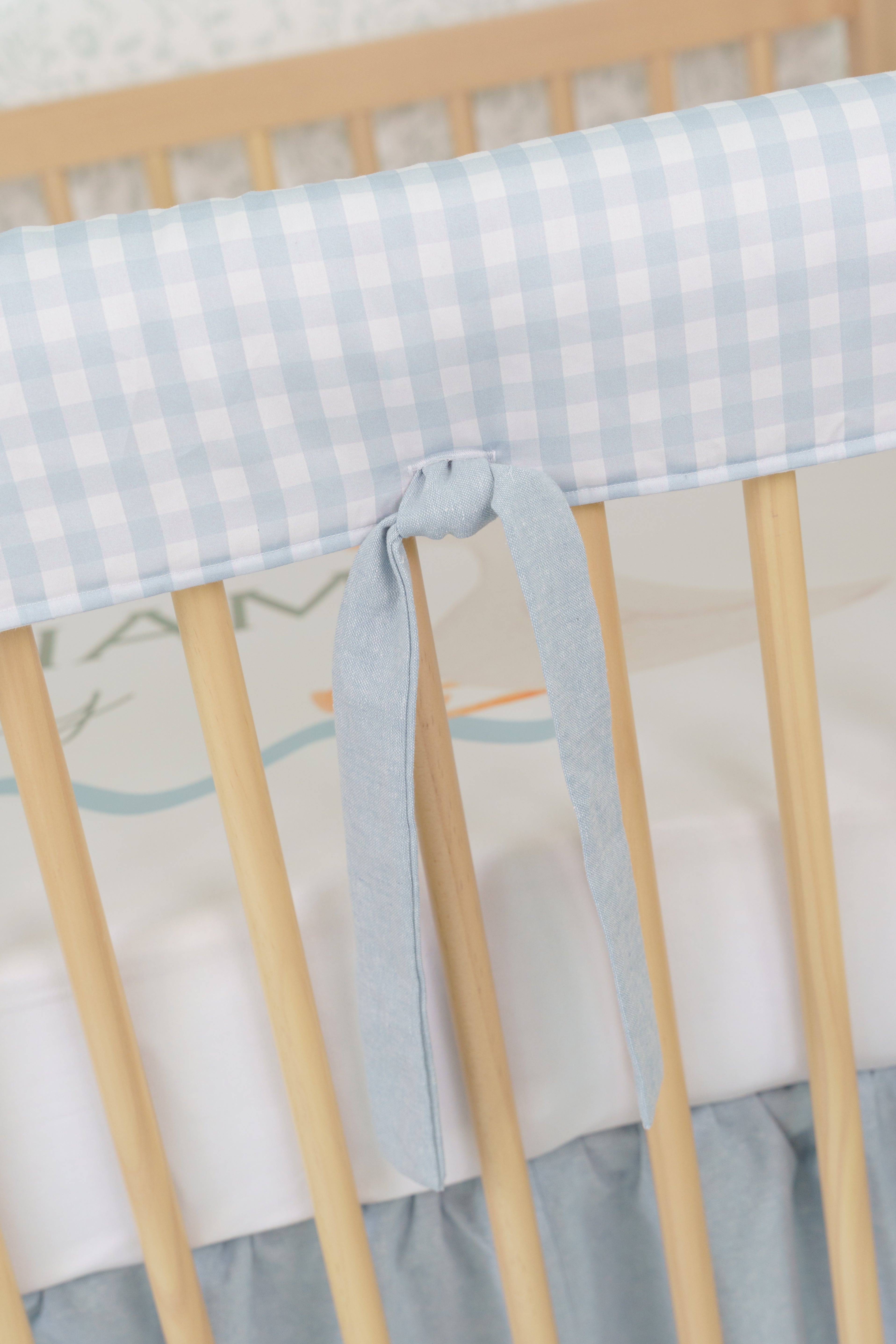 Gingham in Soft Chambray