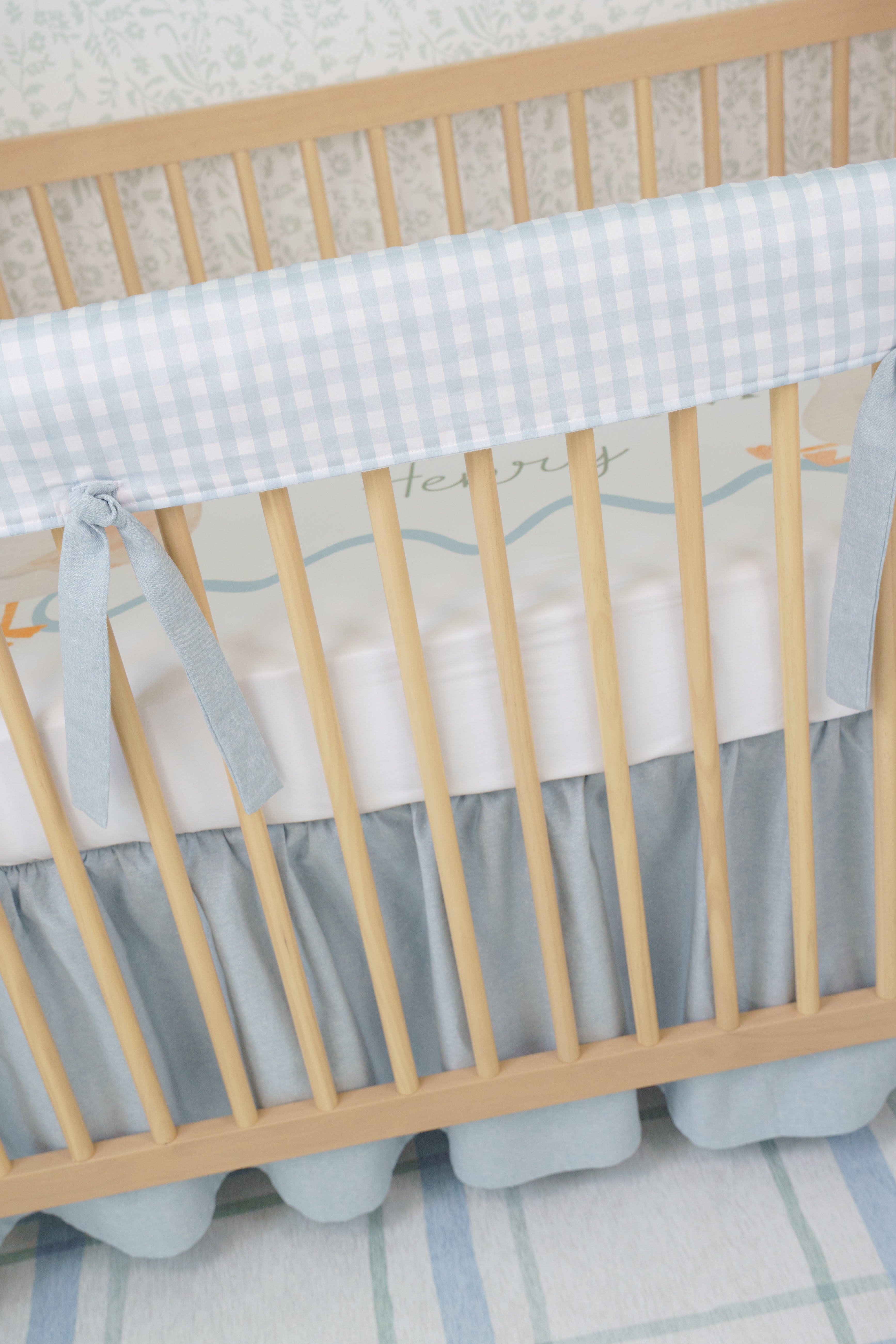 Gingham in Soft Chambray