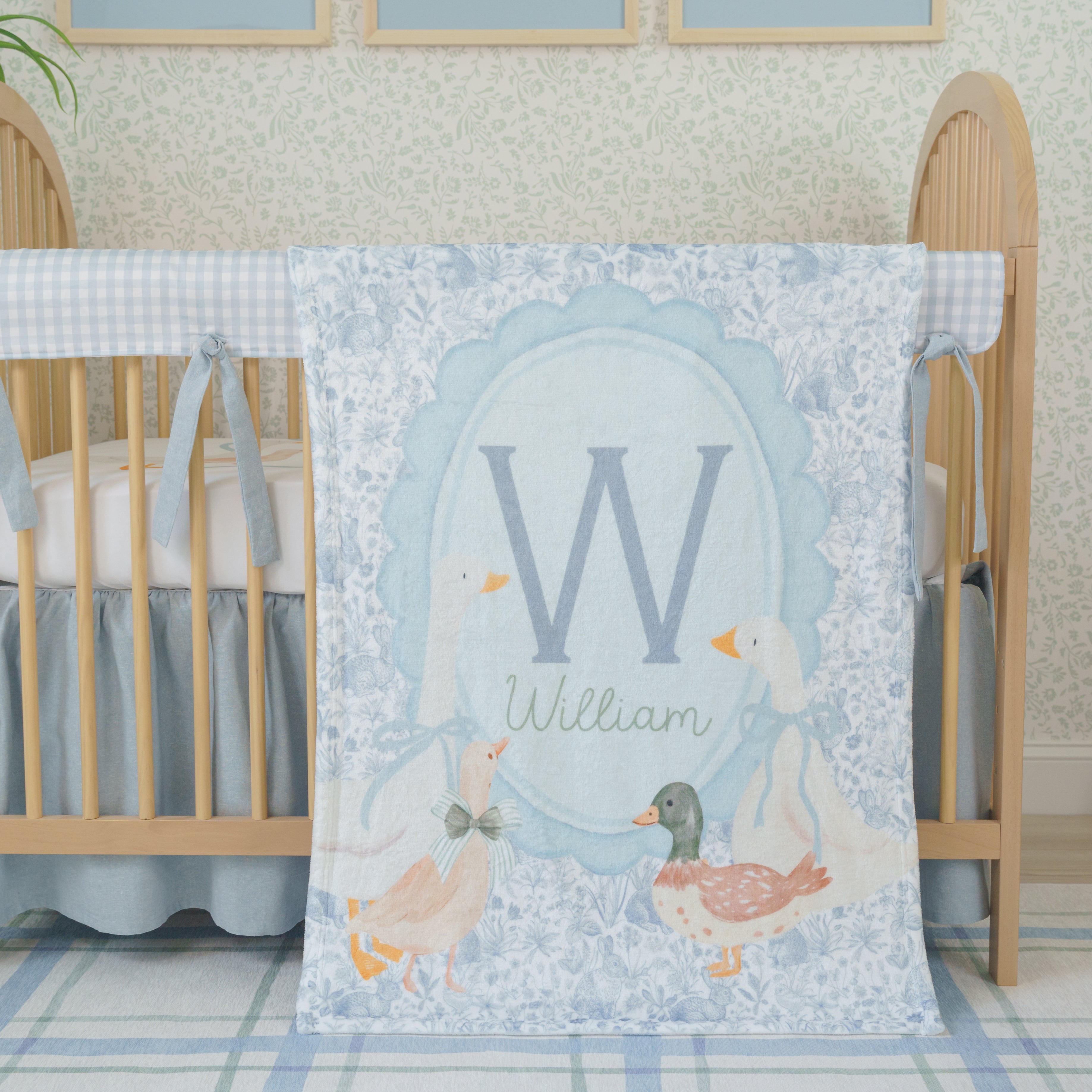 Garden Goose Toile