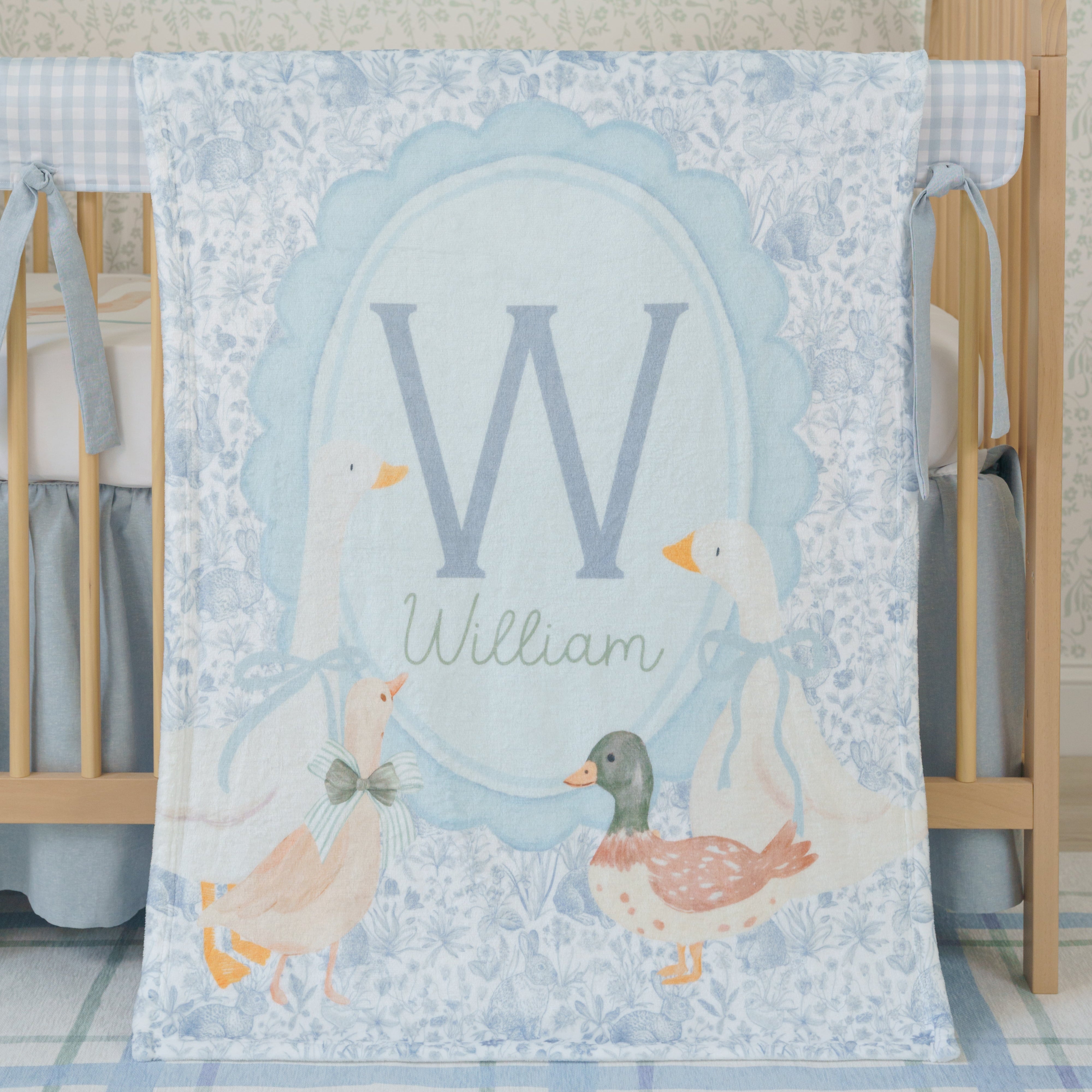 Garden Goose Toile