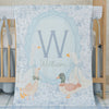 Minky Blanket | Garden Goose Toile