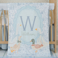 Minky Blanket | Garden Goose Toile