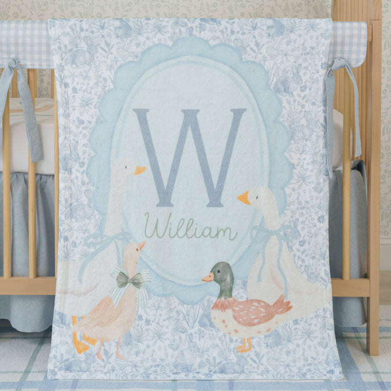 Minky Blanket | Garden Goose Toile