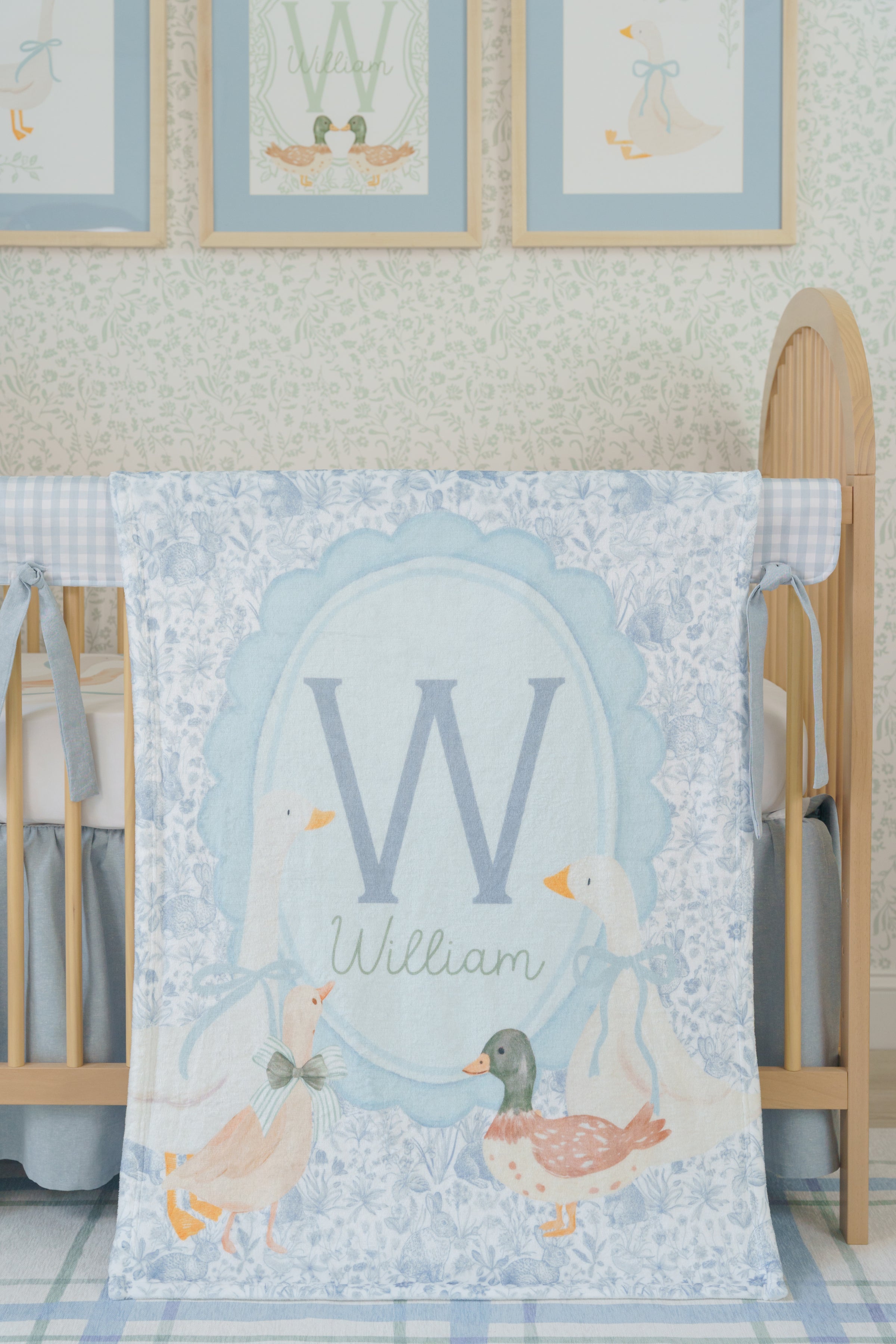 Crib Bedding Set | Soft Chambray
