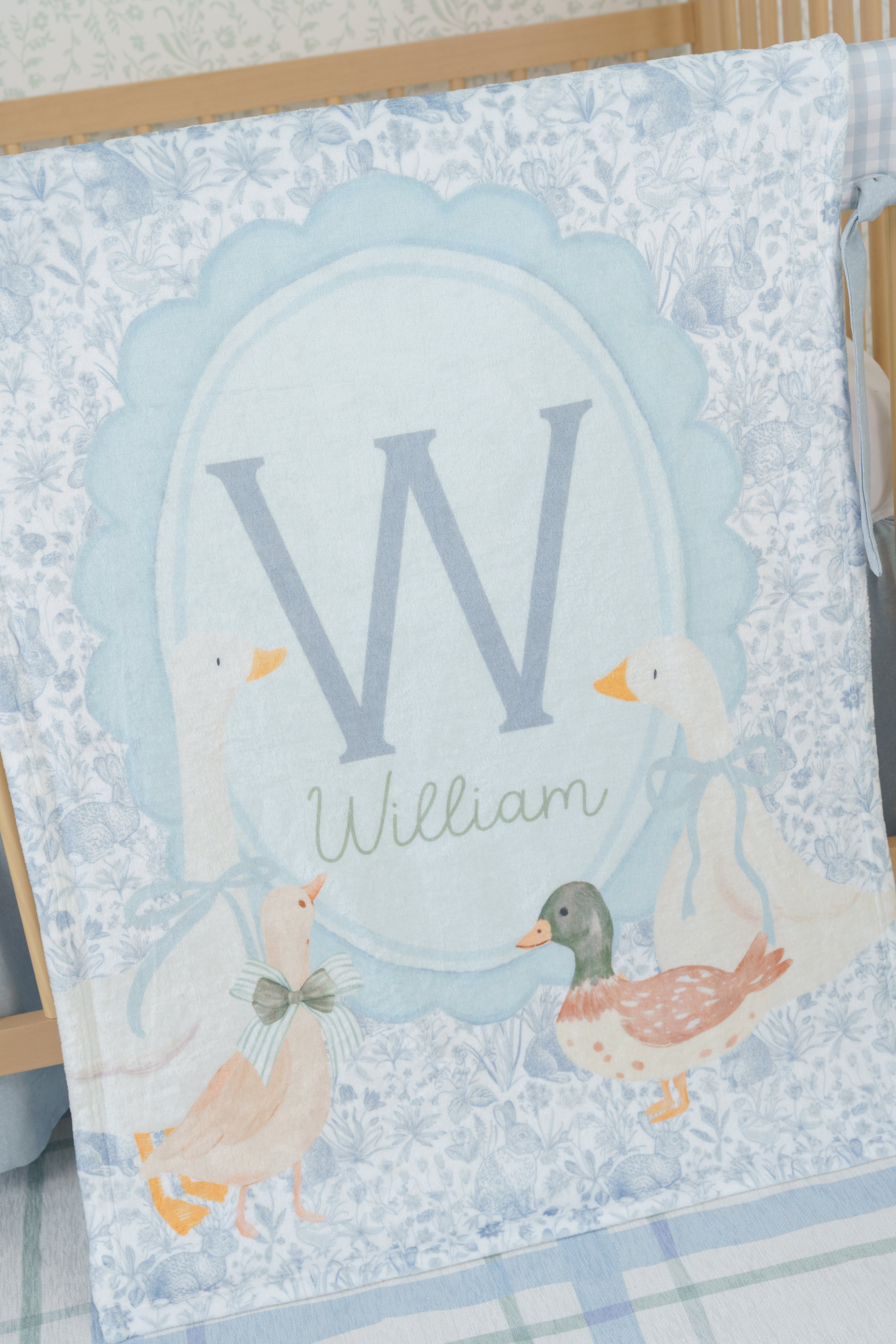 Garden Goose Toile