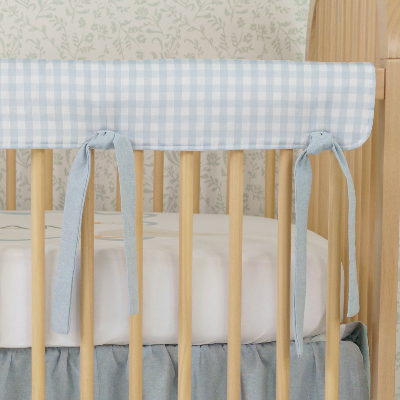 Gingham in Soft Chambray