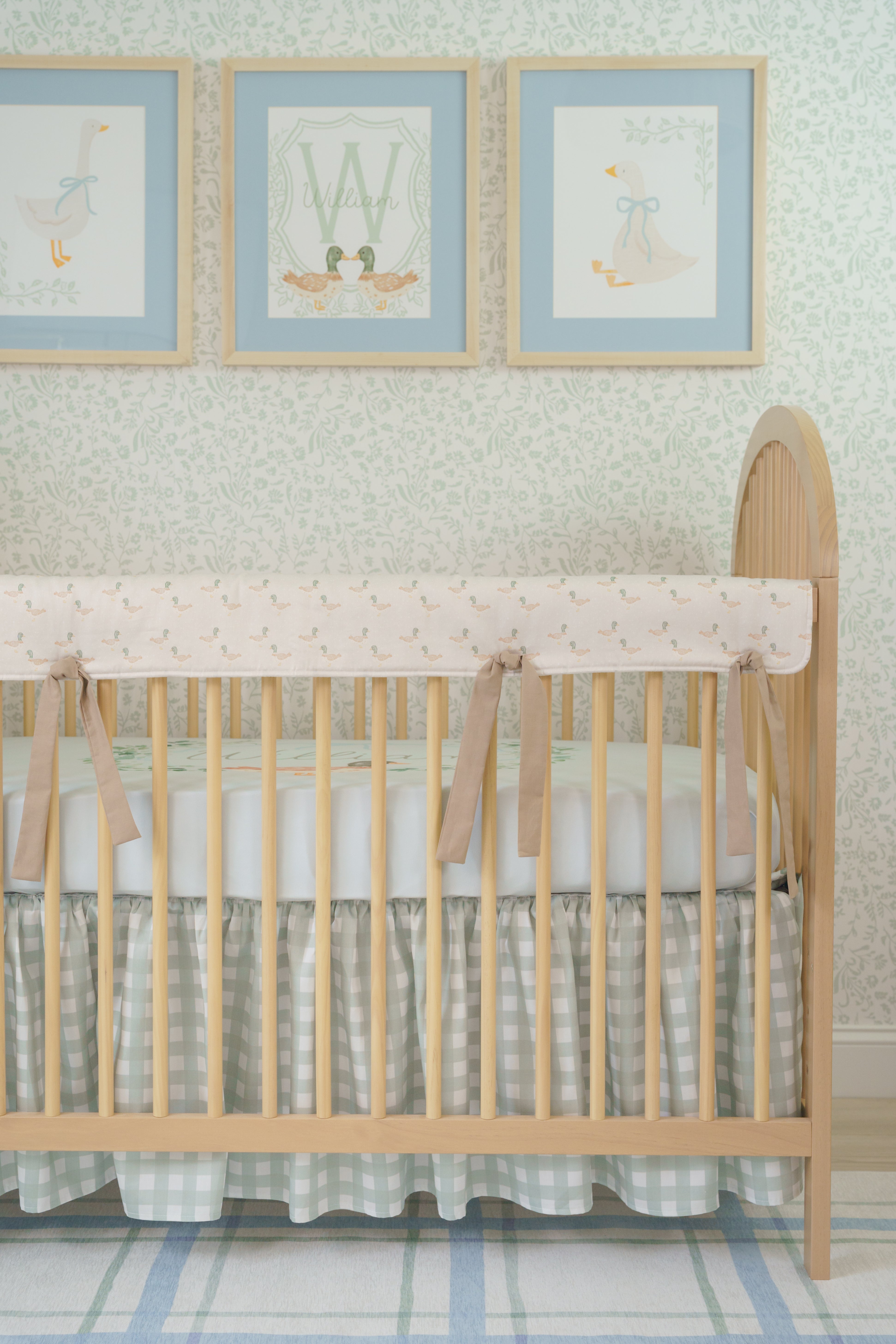 Gingham in Victorian Olive