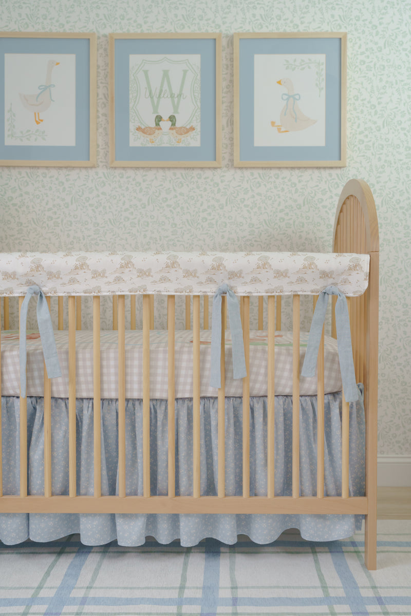 Crib Bedding Set | Honey Bear Toile