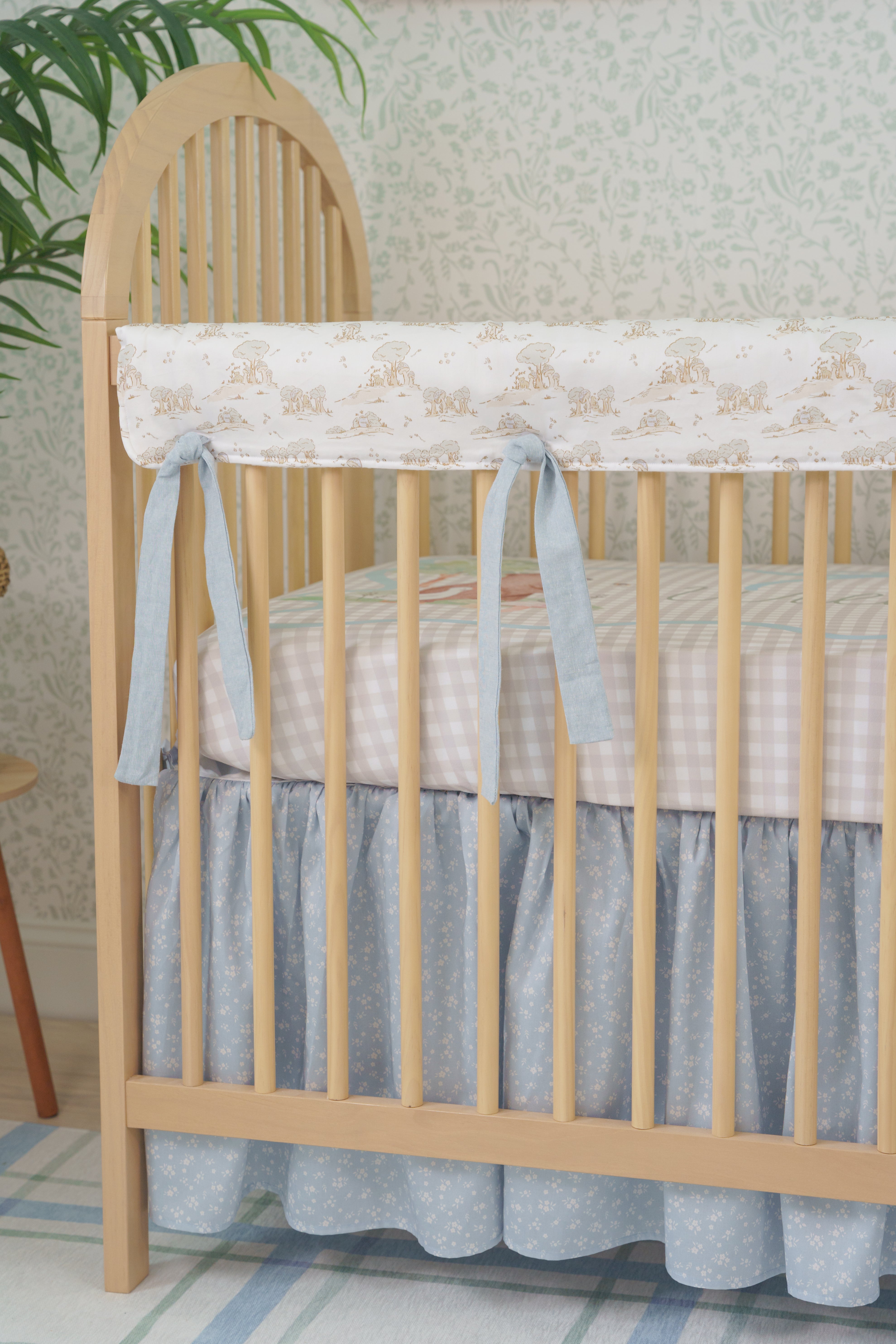 Ditzy Floral in Soft Chambray