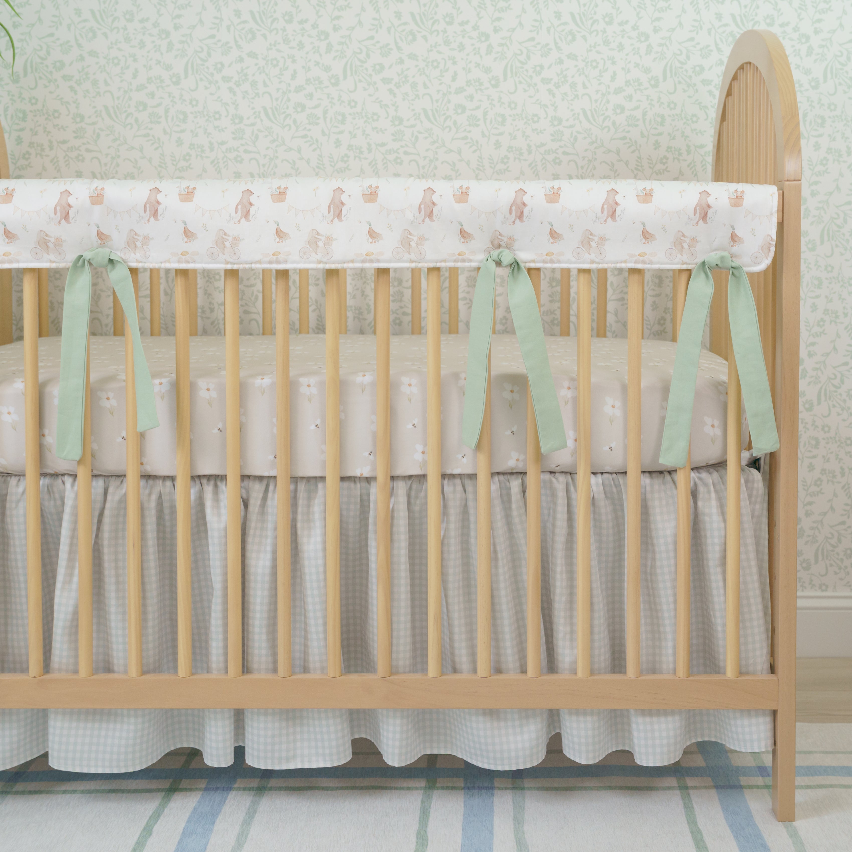 Gingham in Mist Sage