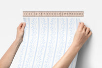 Peel & Stick Wallpaper | Preppy Vine Stripe