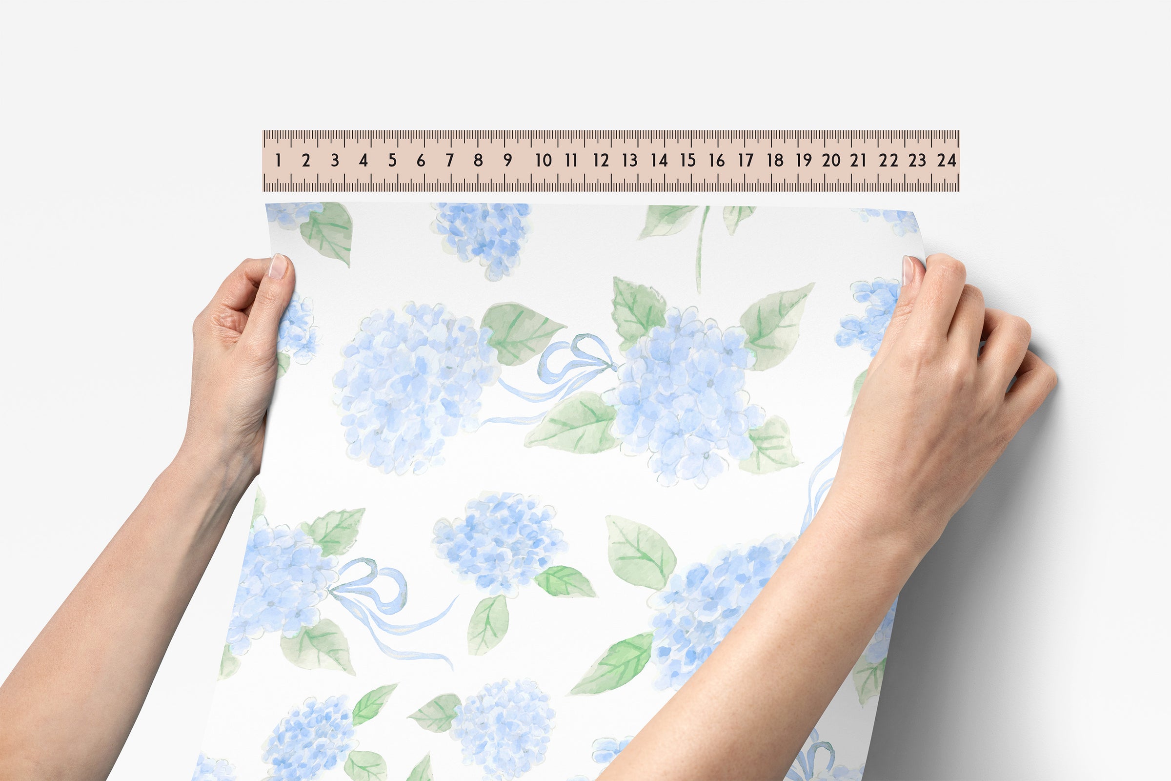 Peel & Stick Wallpaper | Heirloom Hydrangeas