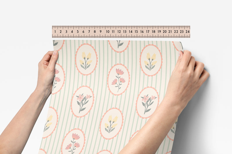 Peel & Stick Wallpaper | Garden Cameo