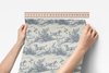 Peel & Stick Wallpaper | Hunting Toile