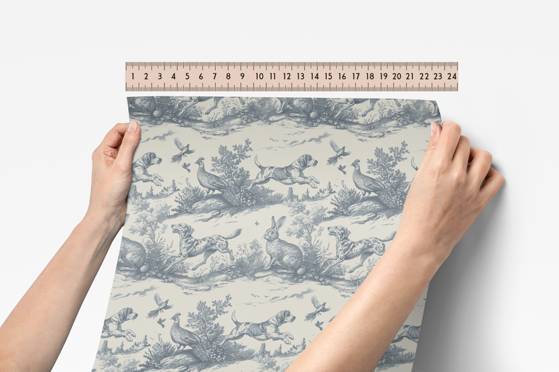 Peel & Stick Wallpaper | Hunting Toile