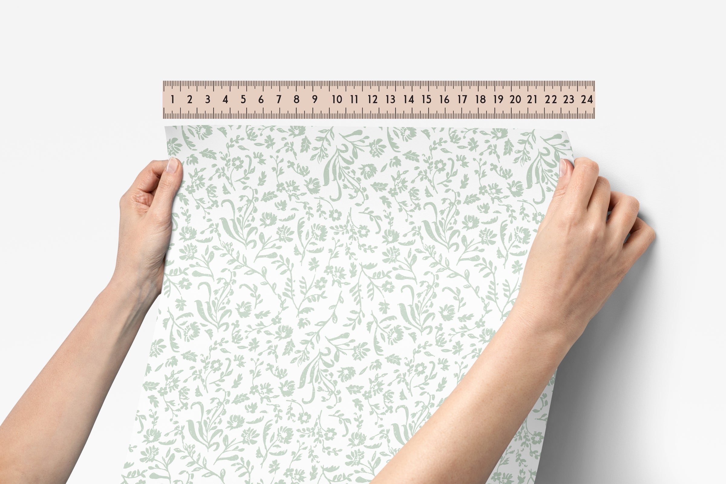 Peel & Stick Wallpaper | Sagewood Toile